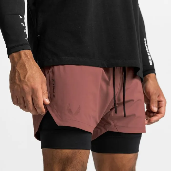 ASRV Shorts Men TETRALITE 5034 Liner Short Canyon Roseblack