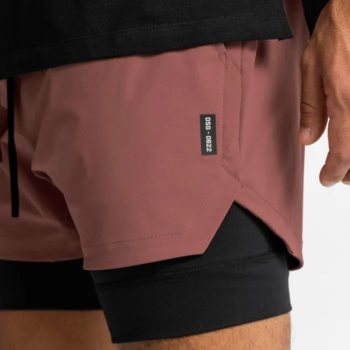 ASRV Shorts Men TETRALITE 5034 Liner Short Canyon Roseblack