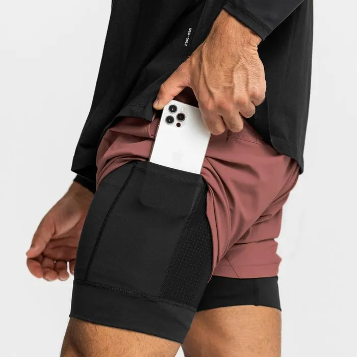 ASRV Shorts Men TETRALITE 5034 Liner Short Canyon Roseblack