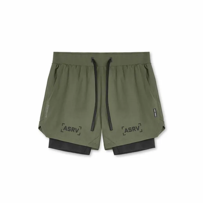 ASRV Shorts Men TETRALITE 5034 Liner Short Oliveblack
