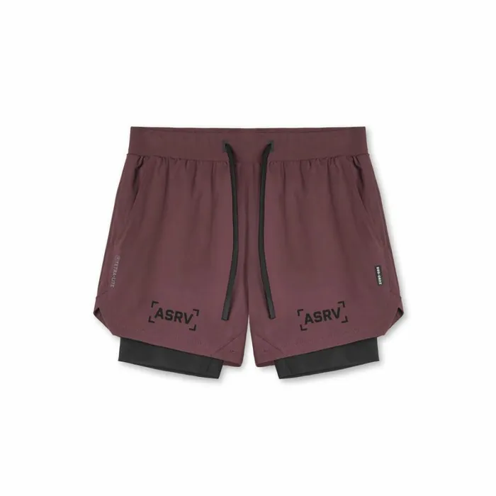 ASRV Shorts Men TETRALITE 5034 Liner Short Plum