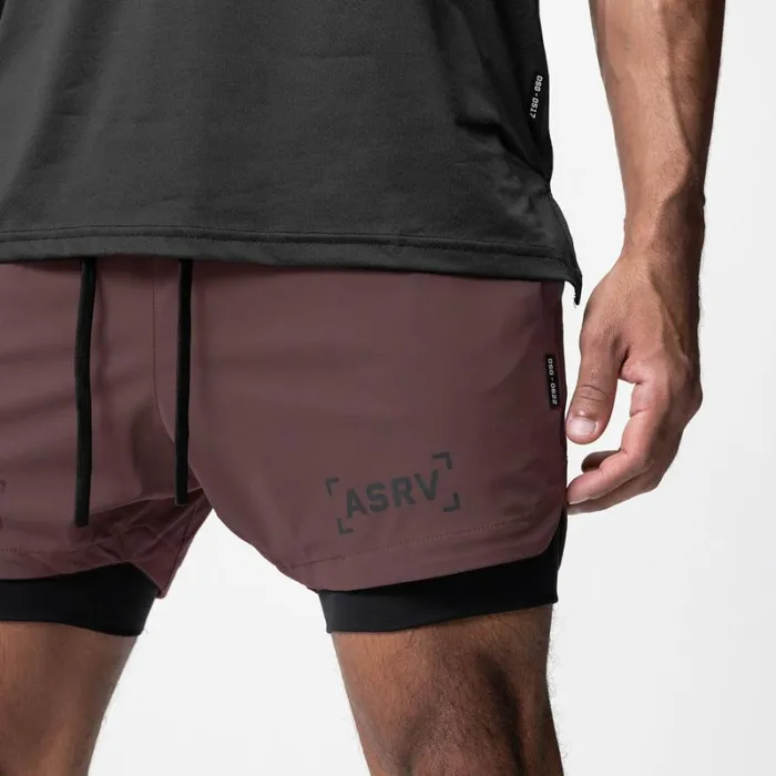 ASRV Shorts Men TETRALITE 5034 Liner Short Plum