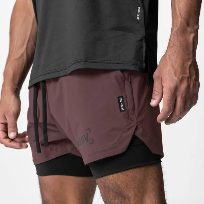ASRV Shorts Men TETRALITE 5034 Liner Short Plum