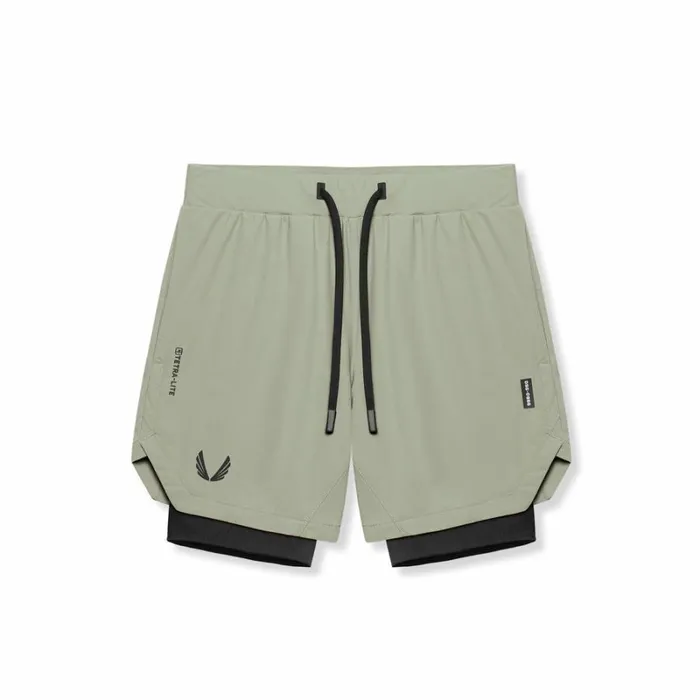 ASRV Shorts Men TetraLite 7034 Liner Short Sage 034wings034black