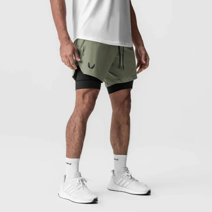 ASRV Shorts Men TetraLite 7034 Liner Short Sage 034wings034black