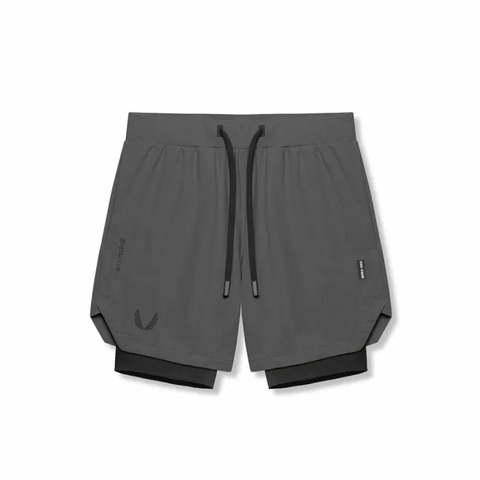 ASRV Shorts Men TetraLite 7034 Liner Short Space Grey 034wings034black