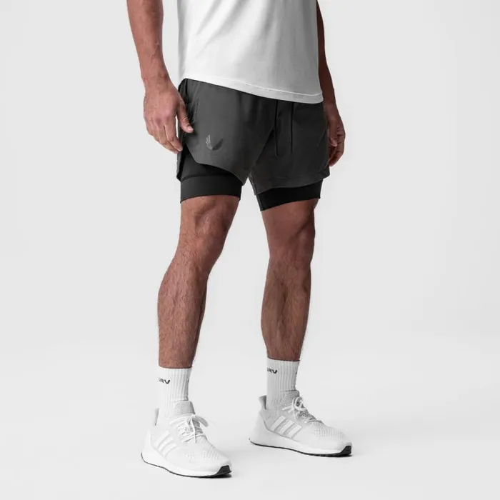 ASRV Shorts Men TetraLite 7034 Liner Short Space Grey 034wings034black