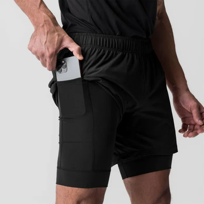 ASRV Shorts Men Ultralite 6034 Liner Short Dusk Blackblack