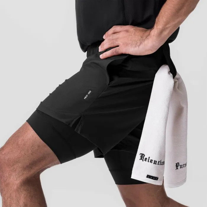 ASRV Shorts Men Ultralite 6034 Liner Short Dusk Blackblack