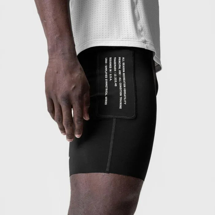 ASRV Shorts Men WarpFlexx Utility Speed Short Black