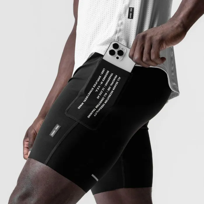 ASRV Shorts Men WarpFlexx Utility Speed Short Black
