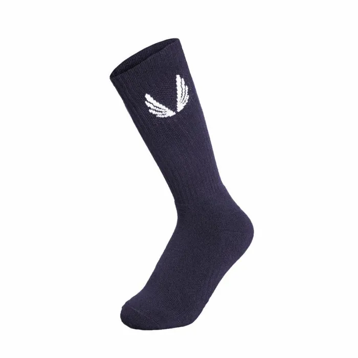 ASRV Socks and Underwear Men Essential Crew Socks 3 Pair Navy