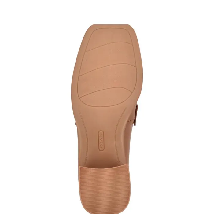 Avalia Heeled Loafers Dark Natural Women Nine West Heels Avalia Heeled Loafers Dark Natural Women Nine West Heels