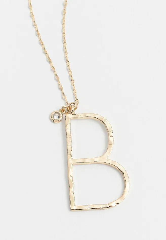 B Initial Necklace Women Maurices Jewelry