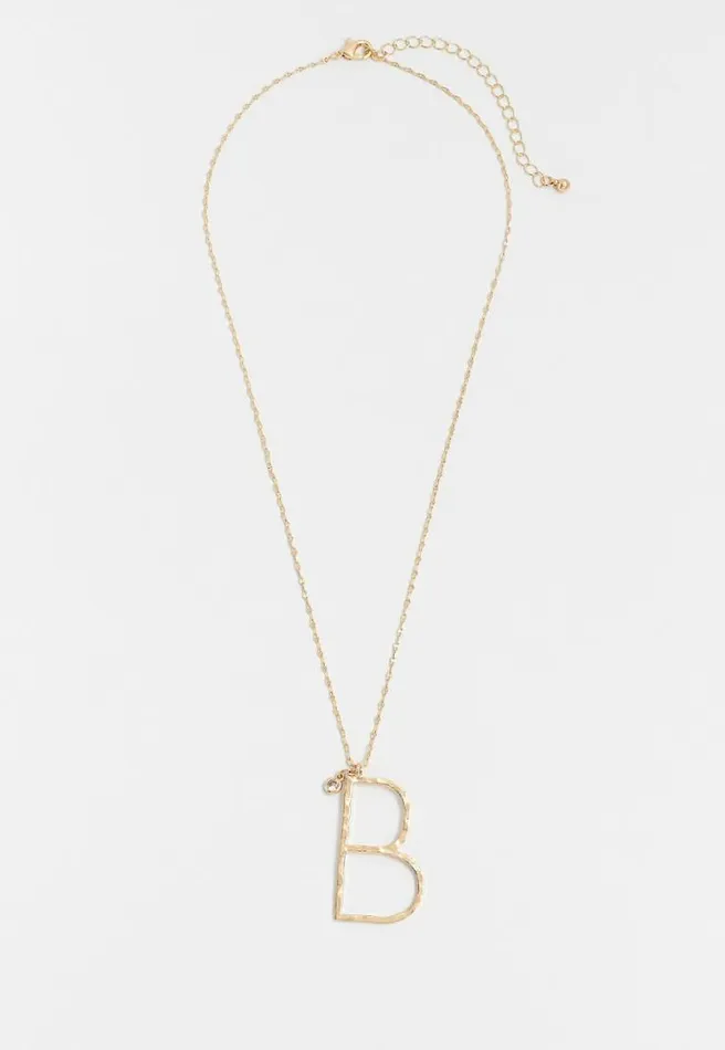 B Initial Necklace Women Maurices Jewelry