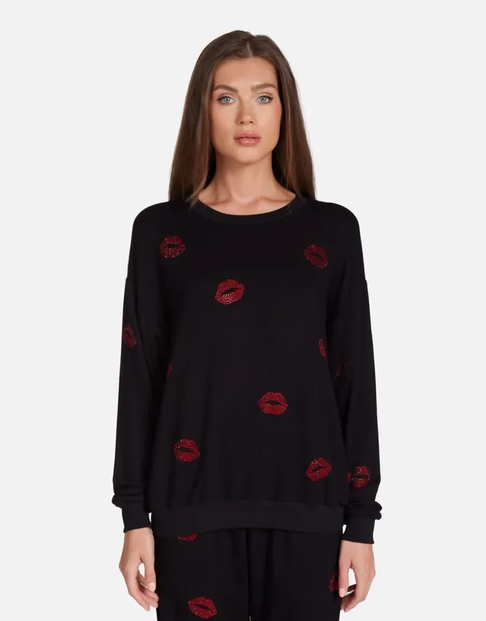 Babbs Crystal Kisses Black Women Lauren Moshi Long Sleeve