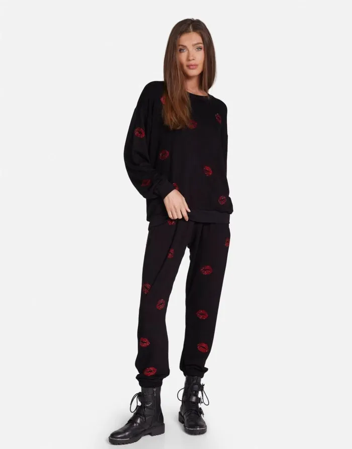 Babbs Crystal Kisses Black Women Lauren Moshi Long Sleeve