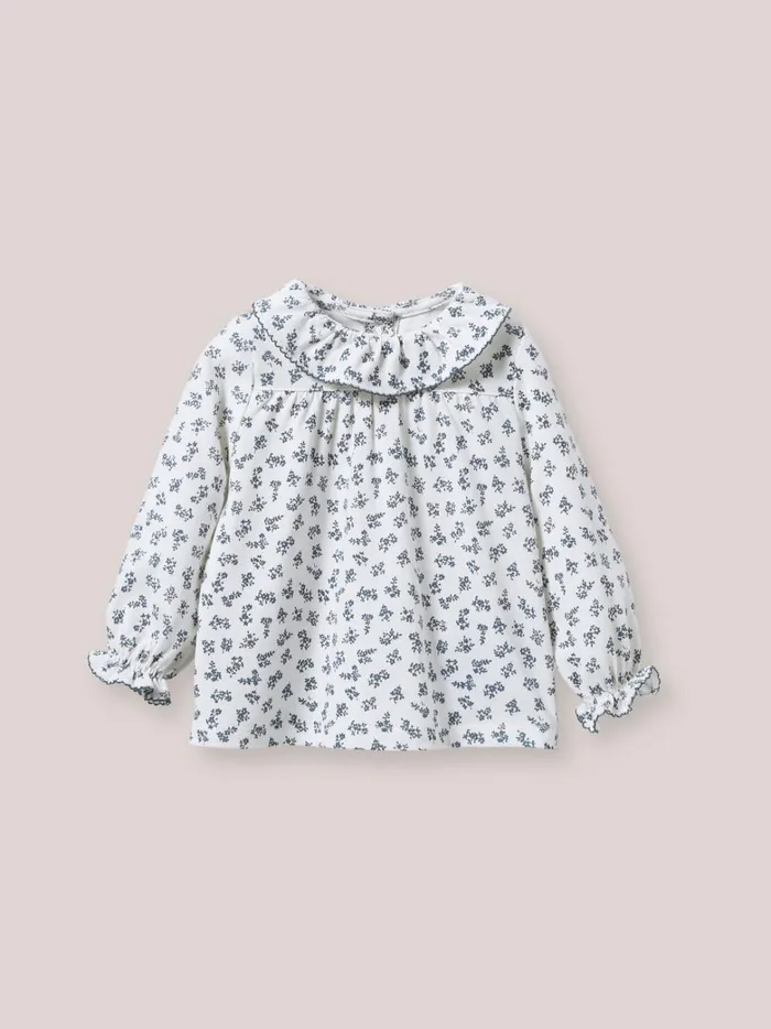 Baby Baby Girl Cyrillus Antoinette Print TShirt In Organic Cotton Imp Antoinette