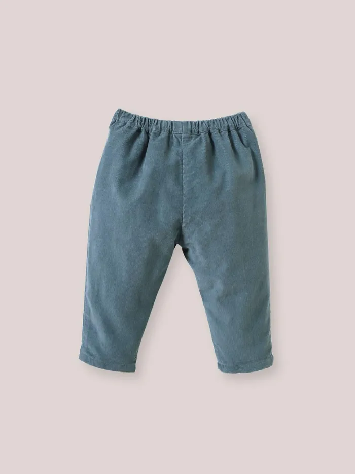Baby Birth Cyrillus Velour Trousers Glacier