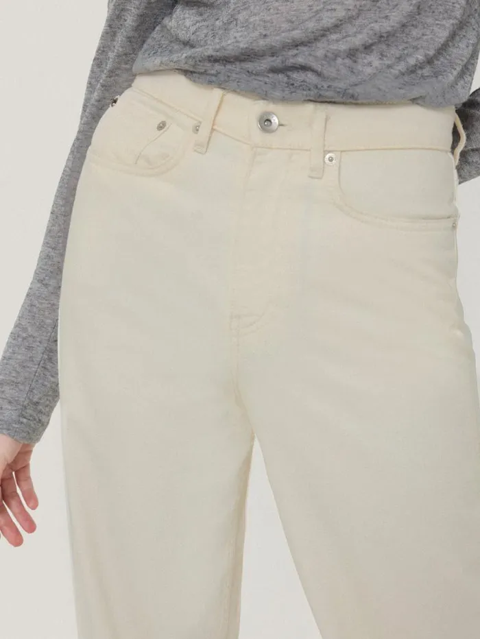 Balfour Long Wide Leg Jean Ecru Women Jigsaw Trousers