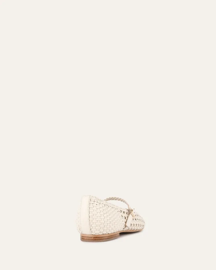 BALLET Women jomercer Willis casual flats off white leather BALLET Women jomercer Willis casual flats off white leather