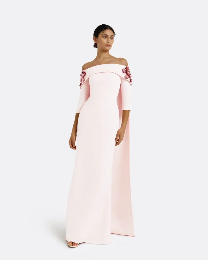 Bellara Pale Pink Harness With Soshin Dress Pale Pink Icons Safiyaa Women
