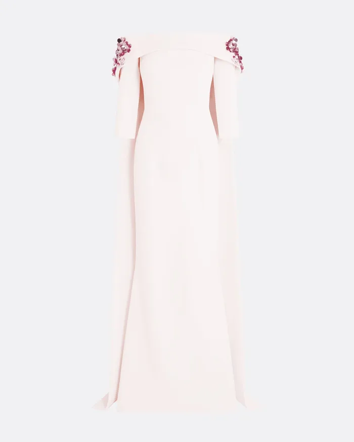 Bellara Pale Pink Harness With Soshin Dress Pale Pink Icons Safiyaa Women