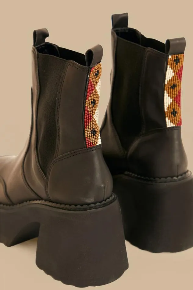 Black Block Heel Chelsea Boot Women FARM Rio Boots and Sneakers Black Block Heel Chelsea Boot Women FARM Rio Boots and Sneakers