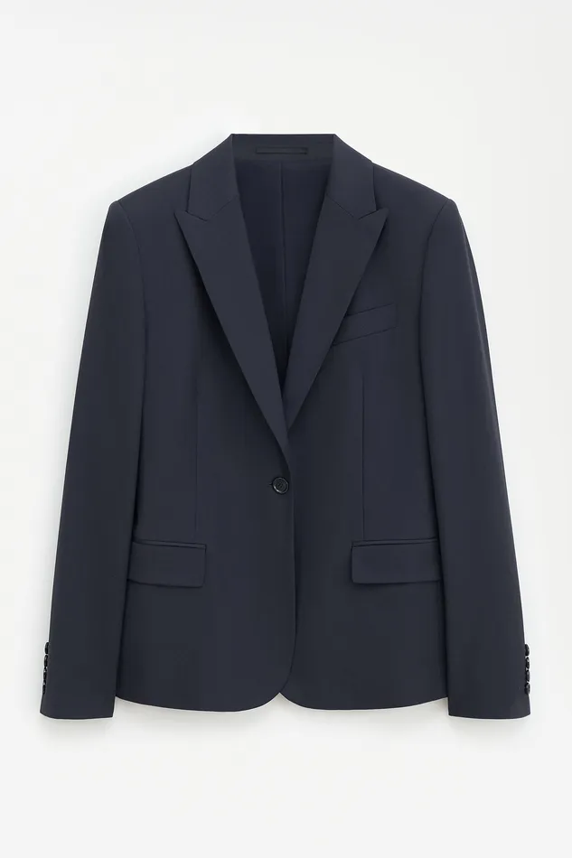 Blazers Women filippak Sasha Cool Wool Blazer Dark Navy