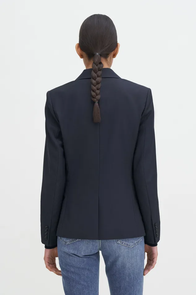 Blazers Women filippak Sasha Cool Wool Blazer Dark Navy