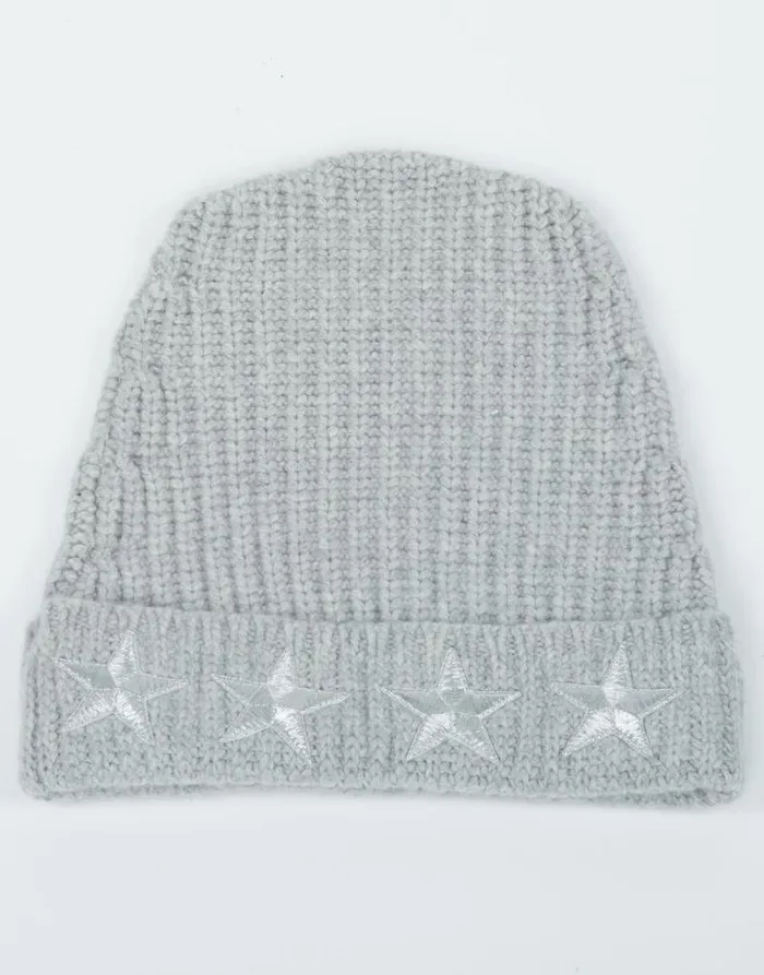 Blix Metallic Stars Heather Grey Women Lauren Moshi Sweaters and Knits