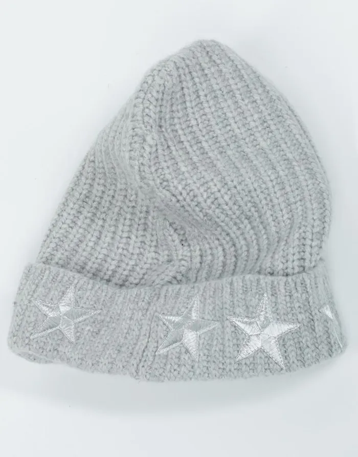Blix Metallic Stars Heather Grey Women Lauren Moshi Sweaters and Knits
