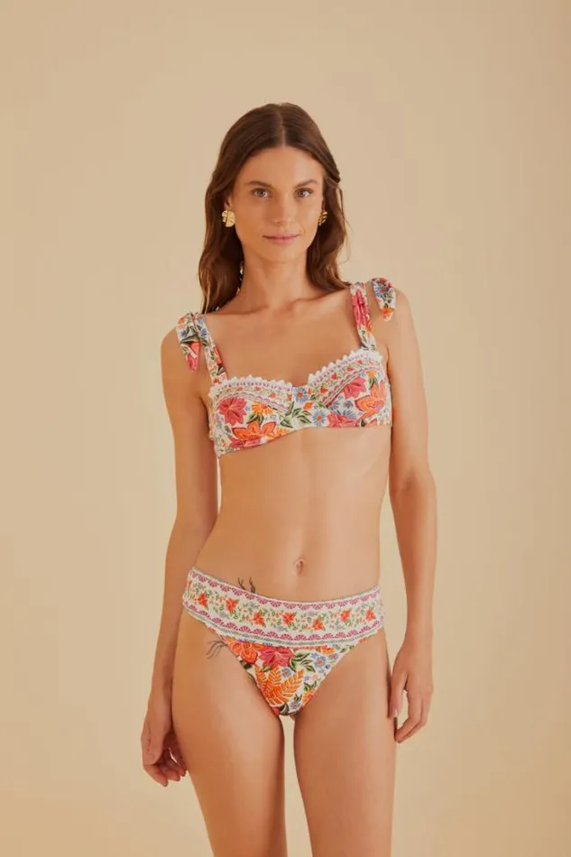 Bloom Garden Bikini Bottom Women FARM Rio Bikinis