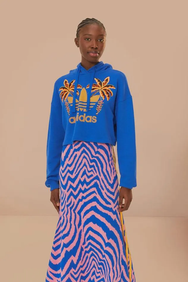Blue Adidas Farm Rio Maxi Skirt Women FARM Rio Skirts Blue Adidas Farm Rio Maxi Skirt Women FARM Rio Skirts