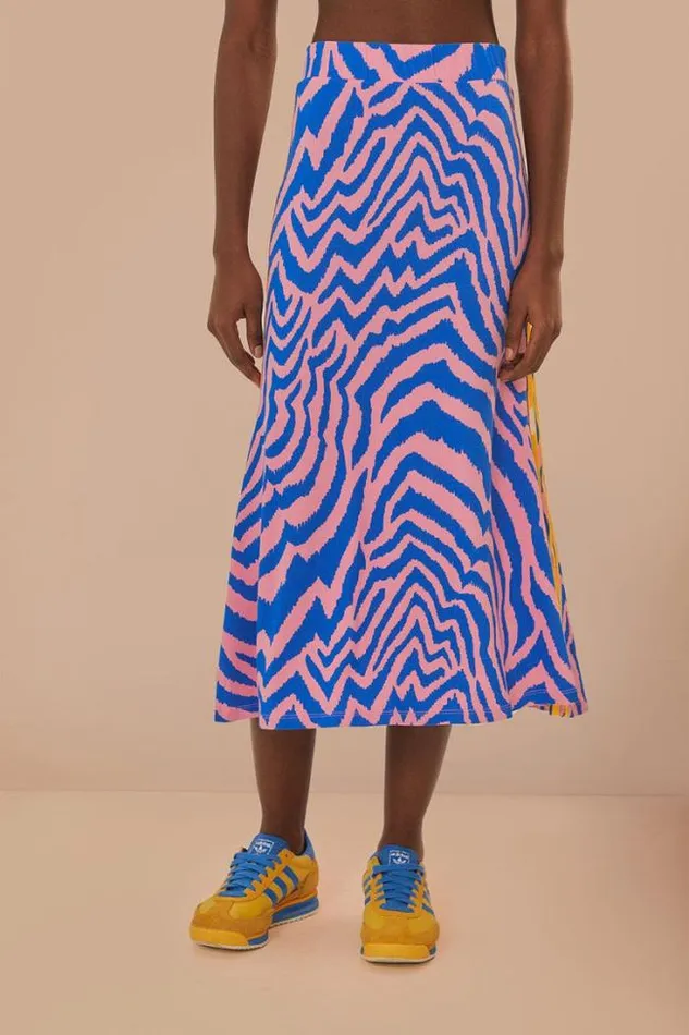 Blue Adidas Farm Rio Maxi Skirt Women FARM Rio Skirts Blue Adidas Farm Rio Maxi Skirt Women FARM Rio Skirts