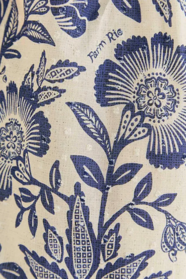 Blue Pineapple Garden Maxi Dress Women FARM Rio Maxi Dresses