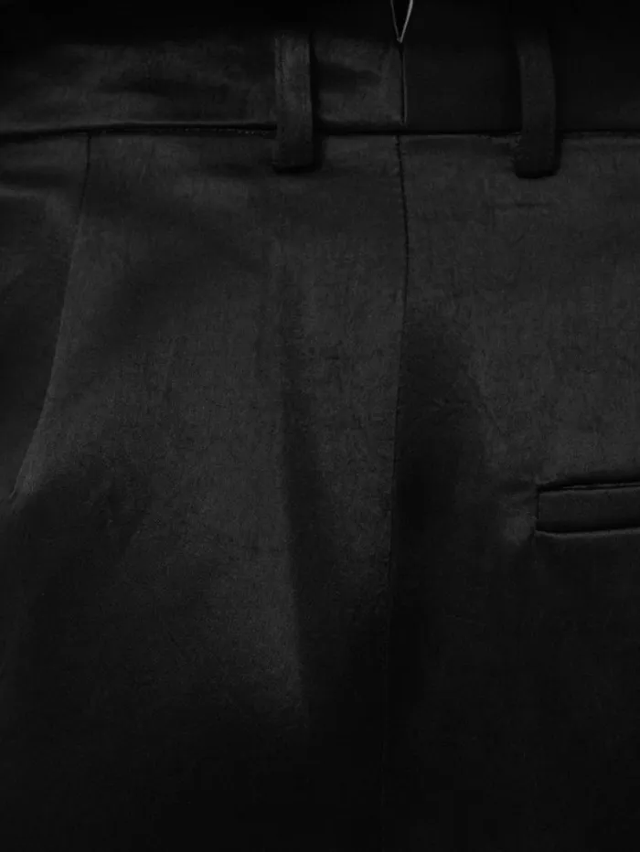 Bonded Satin Trouser Black Women Jigsaw Party