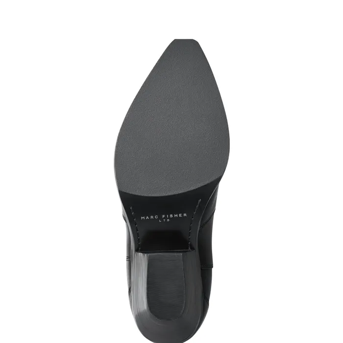 Boots and Booties Marc Fisher Women Ander Western Boot Black Leather