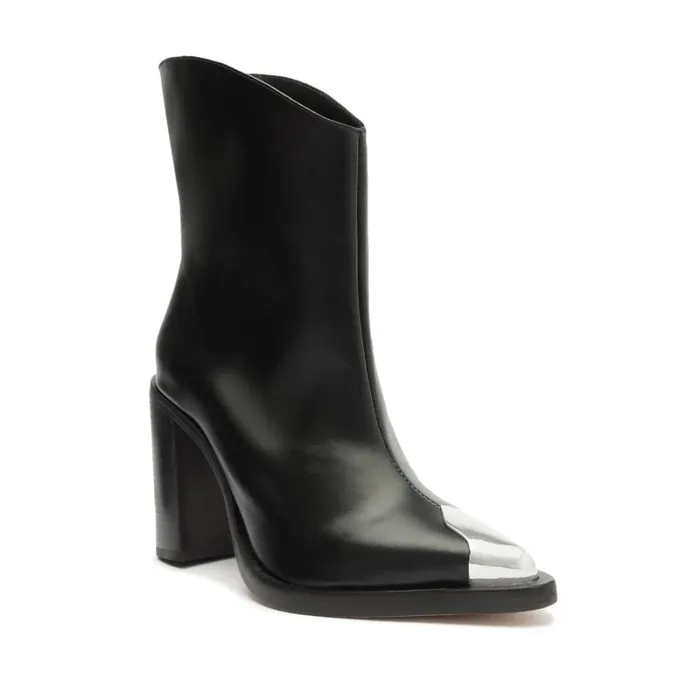 Boots Blaze Leather Bootie Black Schutz Shoes Booties