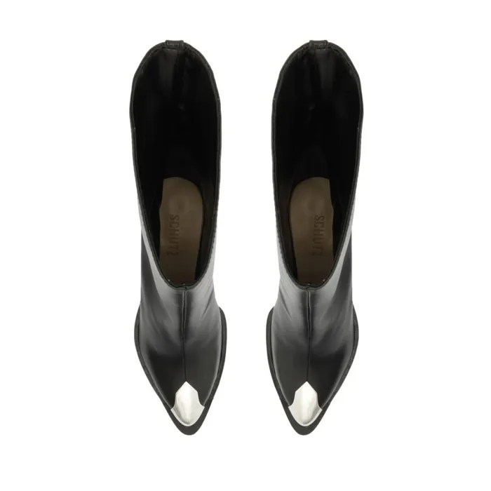 Boots Blaze Leather Bootie Black Schutz Shoes Booties