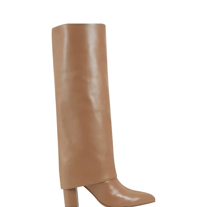 Boots Leina Block Heel Pointy Toe Dress Boot Tan 8211 Marc Fisher Women
