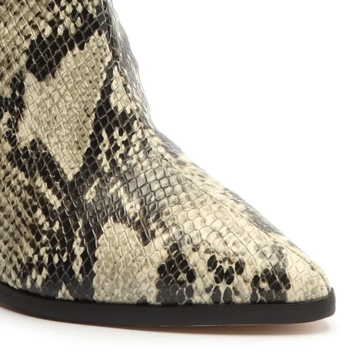 Boots Maryana Block Boot Natural Snake Schutz Shoes Boots Boots Maryana Block Boot Natural Snake Schutz Shoes Boots