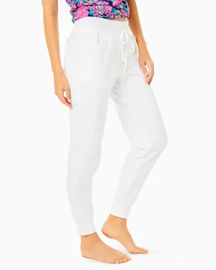 Bottoms Women Lilly Pulitzer 27034 Hainsley Knit Pant Resort White Bottoms Women Lilly Pulitzer 27034 Hainsley Knit Pant Resort White