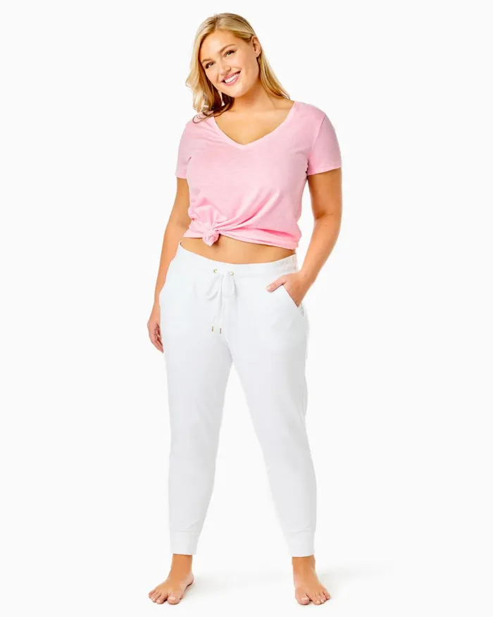 Bottoms Women Lilly Pulitzer 27034 Hainsley Knit Pant Resort White Bottoms Women Lilly Pulitzer 27034 Hainsley Knit Pant Resort White