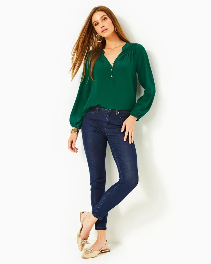 Bottoms Women Lilly Pulitzer 29034 Eagan High Rise Super Skinny Jean Bennet Wash Bottoms Women Lilly Pulitzer 29034 Eagan High Rise Super Skinny Jean Bennet Wash