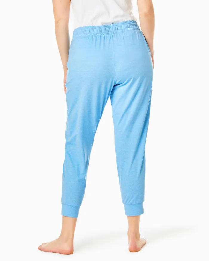 Bottoms Women Lilly Pulitzer UPF 50 27034 Lillabeth Pant Heathered Frenchie Blue Bottoms Women Lilly Pulitzer UPF 50 27034 Lillabeth Pant Heathered Frenchie Blue