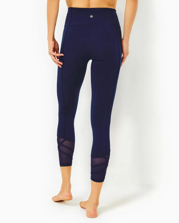 Bottoms Women Lilly Pulitzer UPF 50 Luxletic 26034 Weekender High Rise Legging True Navy