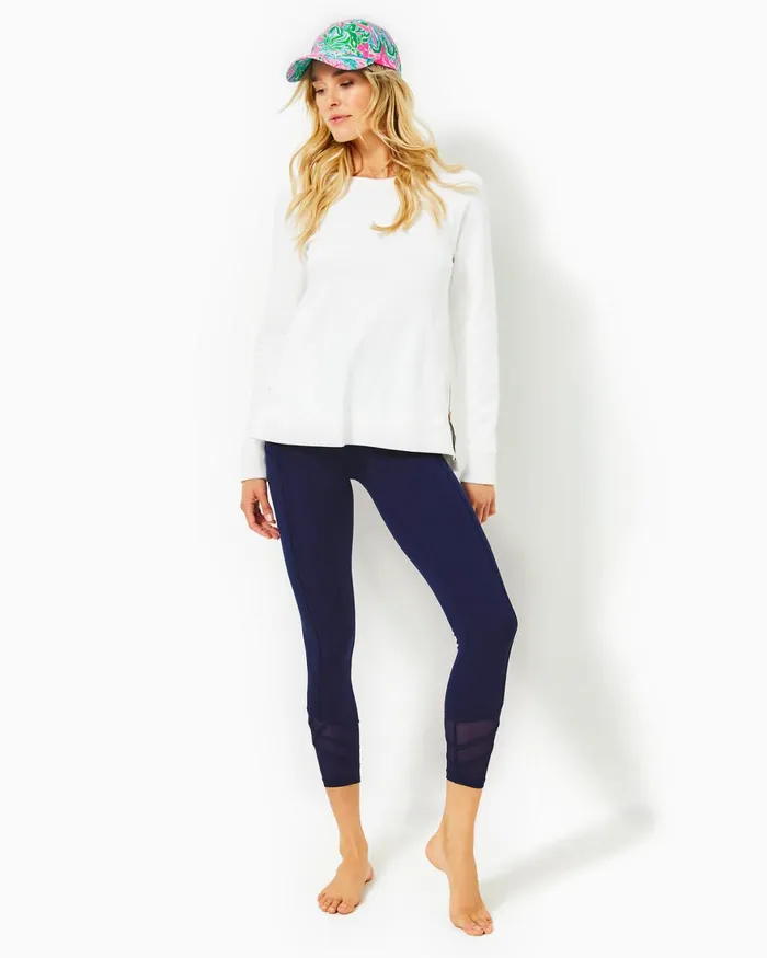 Bottoms Women Lilly Pulitzer UPF 50 Luxletic 26034 Weekender High Rise Legging True Navy Bottoms Women Lilly Pulitzer UPF 50 Luxletic 26034 Weekender High Rise Legging True Navy
