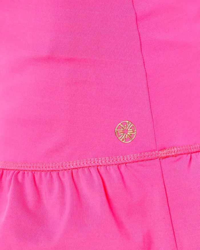 Bottoms Women Lilly Pulitzer UPF 50 Luxletic Fern Ruffle Skort Pink Grenadine Bottoms Women Lilly Pulitzer UPF 50 Luxletic Fern Ruffle Skort Pink Grenadine