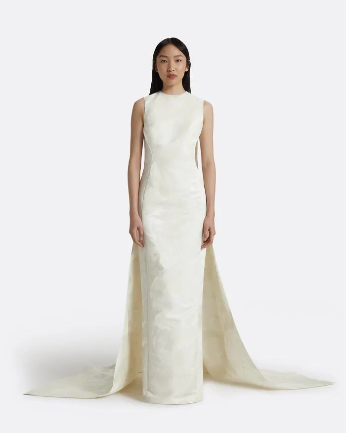 Bridal Safiyaa Women Alina Ivory Long Dress Ivory